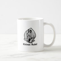 Rhinos Rule! Coffee Mug