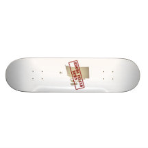 Rhode Island Born - Stamp on Map Skate Deck