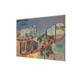 Rhode Island (State Capital/Flower) Gallery Wrap Canvas