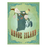 Rhode Island State Map – Green Post Cards