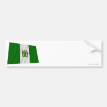 Rhodesia Waving Flag (1968-1979) Bumper Sticker