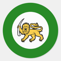 Rhodesian Air Force Round Sticker