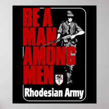 Rhodesian Army Poster