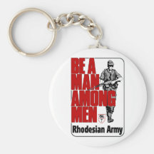 Rhodesian Army Poster Key Chains