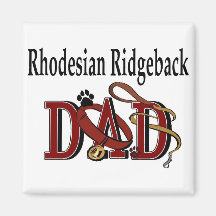 Rhodesian Ridgeback Dad Gifts Fridge Magnet