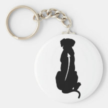 Rhodesian Ridgeback Dog Breed Spine Key Chains