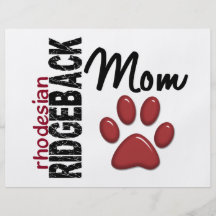 Rhodesian Ridgeback Mum 2 Flyer