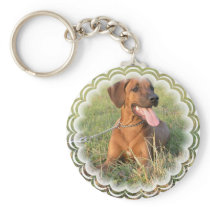Rhodesian Ridgeback Rescue Keychain