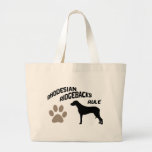 Rhodesian Ridgebacks Rule Canvas Bag