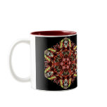 Rhody Seed Pods Kaleidoscope mugs