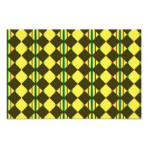 Rhombs pattern photo art