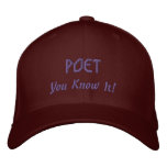 Rhyming POET Literary Lover Cap Baseball Cap