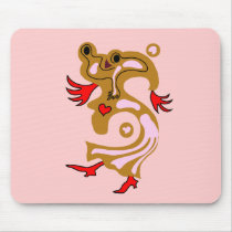 Rhythm of love mouse pad