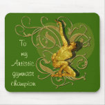 rhythmic gym with custom text mouse pad