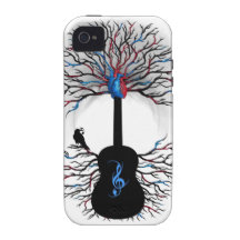 Rhythms of the Heart - ( surreal guitar art ) Case-Mate iPhone 4 Case