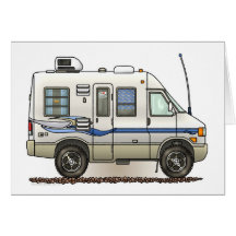 Rialta Winnebago Camper RV Greeting Card