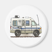 Rialta Winnebago Camper RV Refrigerator Magnets