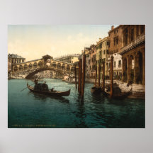 Rialto Bridge I, Venice, Italy Posters