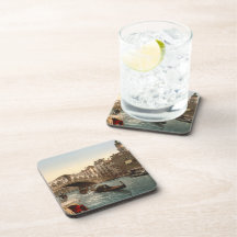Rialto Bridge II, Venice, Italy Drink Coasters