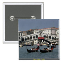 Rialto Bridge, Venice Buttons