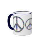 Ribbed Peace Trio Mug