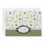 Ribbit Birthday Card 2 invitations