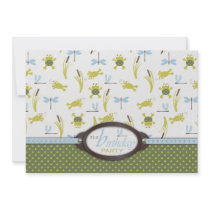 Ribbit Birthday Invitation Card B2