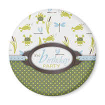 Ribbit Birthday Magnet B