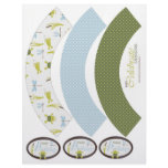 Ribbit Cupcake Liners flyers