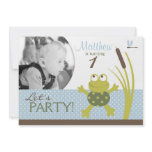 Ribbit Photo Invitation Card 3