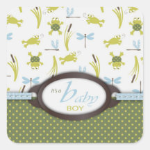 Ribbit Square Sticker