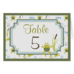 Ribbit Table Card