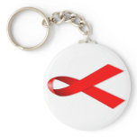 ribbon aids keychain