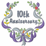 Ribbon and Floral -  Anniversary embroidered shirts