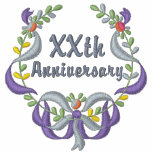 Ribbon and Floral -  Customise Anniversary embroidered shirts