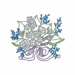 Ribbon Bouquet embroidered shirts