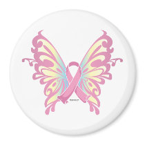 Ribbon Butterfly Refrigerator Magnet