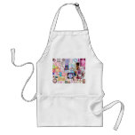 Ribbon Collage Apron,customisable