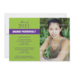 Ribbon Cross Graduation Invitation