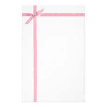 ribbon custom stationery