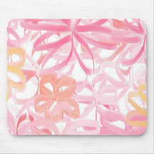 "RIBBON FLOWERS" MOUSE MAT