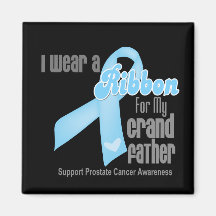 Ribbon For My Grandfather - Prostate Cancer Magnets