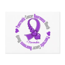 Ribbon of Hearts - Pancreatic  Cancer Awareness