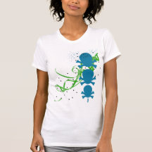 Ribbon Skullz Tee Shirt