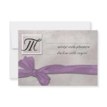 Ribbon Wedding RSVP (Lavender) invitations