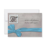 Ribbon Wedding RSVP (Sky) invitations