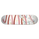 ribbon wrapping dove skateboard