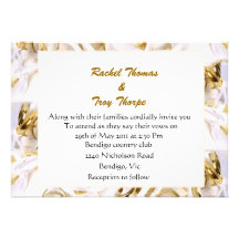 Ribbons background wedding invite