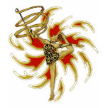 Ribbons flames on white t-shirts