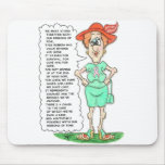 RIBBONS OF PINK mousepads